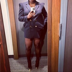 Halogen Double Breasted Blazer Jacket